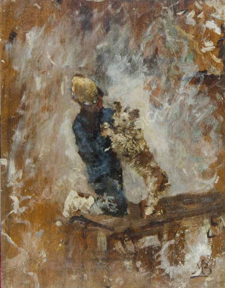 Bambino con cane